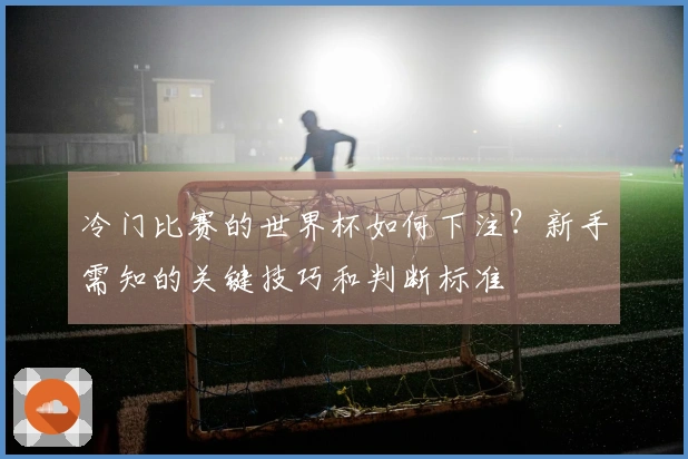冷门比赛的世界杯如何下注？新手需知的关键技巧和判断标准