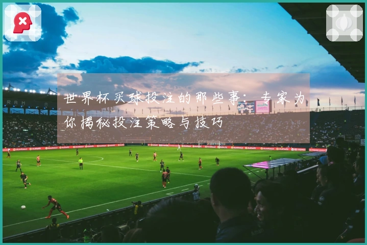 世界杯买球投注的那些事：专家为你揭秘投注策略与技巧